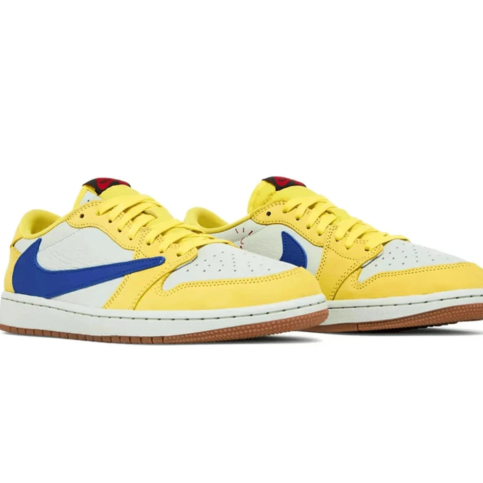 SP Travis W 1 Jordan Retro Low Canary OG Scott 0517